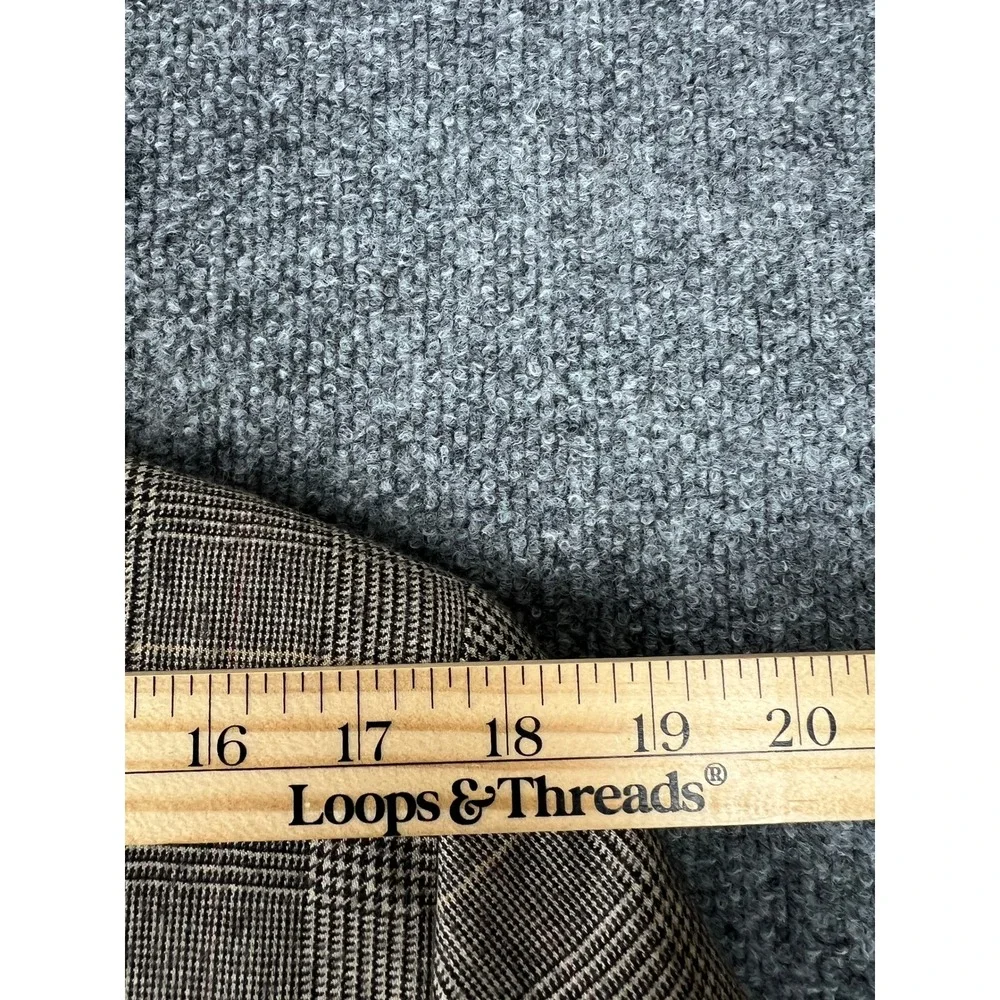 Banana Republic Blazer Mens 38S Tan Brown Wool Glen Plaid Sport Coat Old Money